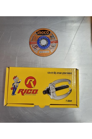 Rıco 12x12 3 Ayak Çektirme Rulman Çektirme , Kesme Taşı Hediyeli