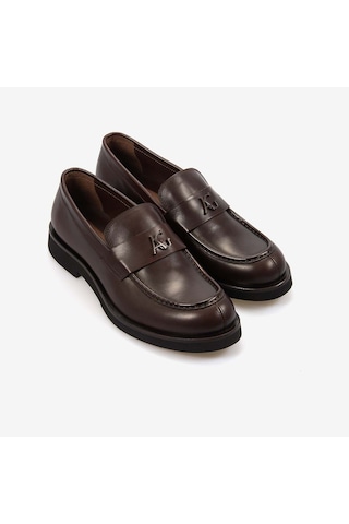 Andrea Giovanni Andrea Gıovannı Erkek Loafer 598a Kahve Antik