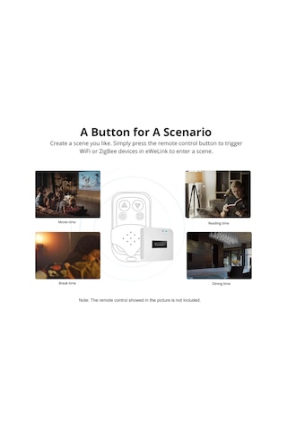 Suofeng Sonoff Rf Bridger2 Akıllı Ağ Geçidi - 433mhz Rf, Google/alexa Uyumlu, Beyaz, Ewelink Uygulaması İle Kontrol