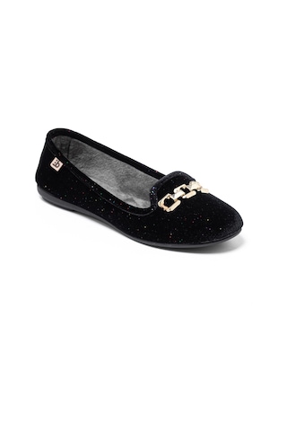Babet Kadın If5391 Berevere Baılarına Vulc. Copete Tercıopelo H048 Negro Siyah