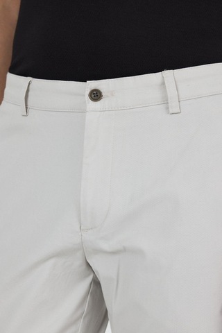 İmza Gri Armürlü Yan Cep Düz Paça Slim Fit Pamuklu Casual Chino Pantolon 1003250120 Gri
