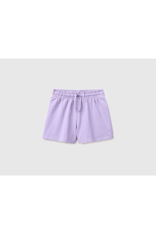 United Colors Of Benetton Benetton Kız Çocuk Regular Fit Bermuda Şort Lila