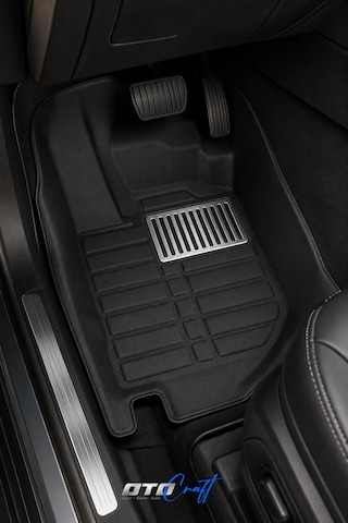 Otocraft Volkswagen T-roc 2017-2026 Araca Özel 8d Havuzlu Oto Paspas Takımı Siyah Tam Set 3 Parça