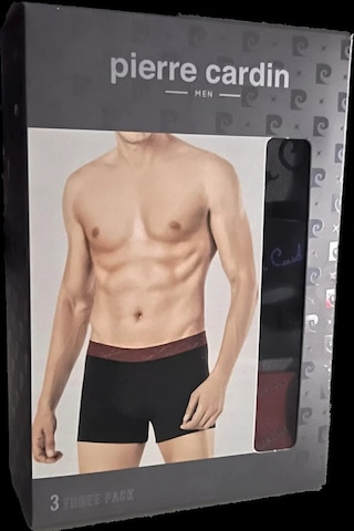 Pierre Cardin Erkek 3Lü Stretch Boxer Siyah 001