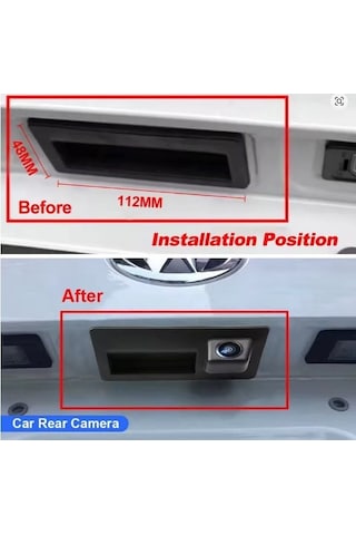 Aempart Audi A3 A4 A5 Geri Görüş Kamerası Bagaj Açma Düğmeli