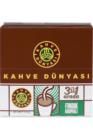 Kahve Dünyası 3’ü 1 Arada Fındık Aromalı 40 x 18 G