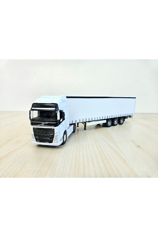 1/64 Ölçek Beyaz Volvo Fh4 Tır Maketi 25 Cm Boy