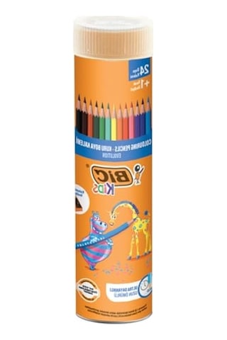 Dayanıklı Kuru Boya Kalemi Seti - 25'li 124-Pembe