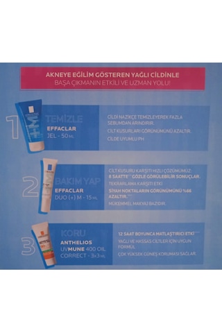 La Roche Posay Effaclar Akneye Eğilimli Yağlı Ciltler İçin Tanışma Seti