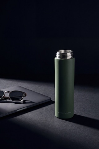 Karaca Thermosteel Nature Bardaklı Çelik Sızdırmaz Termos Haki 500 ml