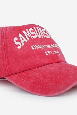 Samsunspor Est 1965 Yıkamalı Şapka Kırmızı