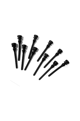 Xurunkeji 20 Adet Siyah Pc Fan Kauçuk Vida Sönümleme Çivisi Titreşim Sönümleme Silikon Vida Pimi Perçin 5x4.5x1.5cm