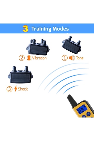 Otomatik Ses Kontrolü Havlama Durdurucu, Ipx7 Su Geçirmez Şarj Edilebilir Şok Tasmaları, Küçük Orta -siyah