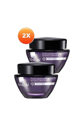 Avon Anew Platinum Lift & Tighten Gece Kremi 2 x 50 ML