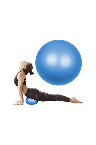 Fırsat Alışverişleri 25 Cm Pilates Egzersiz Topu Mavi Renk
