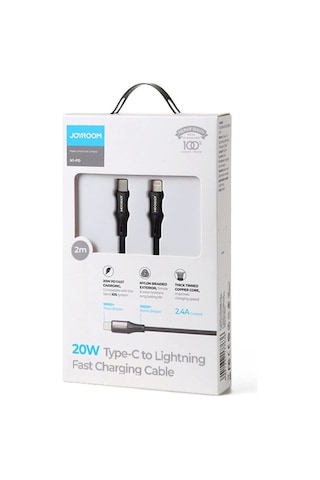 Joyroom S-2024N1 PD 20 W Type-C To Lightning Hızlı Şarj & Data Kablosu 2 M