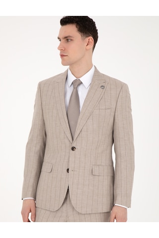 Pierre Cardin Erkek Bej Takım Elbise 50285350-vr011 Bej
