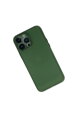 Newface Apple iPhone Uyumlu 13 Pro Kılıf Pp Ultra İnce Kapak Glblseme - 82 - Yeşil