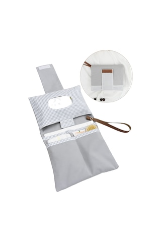 Bebek Alt Açma Bakım Çantası, Bebek Organizeri,junior Serisi,gri Gri