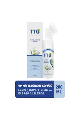 Tto Çay Ağacı Özlü Aplikatörlü Yüz Temizleme Köpüğü 200 ML