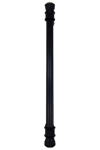 Nobel Akyaka Çizgili Siyah Metal Dolap Kulpu Mobilya Ve Mutfak Dolap Kulpu Siyah 160mm 1 Adet Siyah
