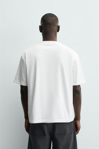 King Brich Oversize Kalıp Basic Tişört Beyaz