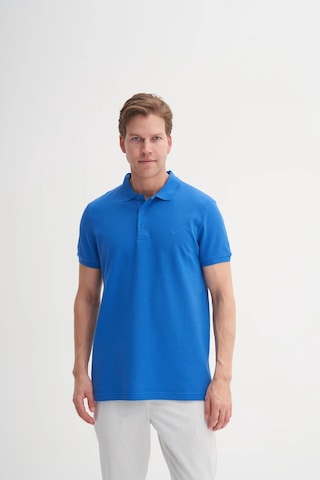 Cazador Erkek T-shirt Polo Yaka 4613 Cıvıt Mavısı Mavi
