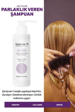 Sisteme 11 Parlaklık Veren Saç Bakım Şampuanı 250 Ml Güçsüz