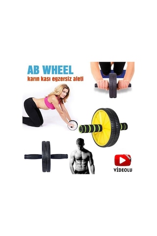 Tekerlekli Vücut Egzersiz Spor Aleti Ab Wheel