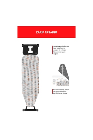 Devecioğlu Harbinger Mm390 Noax Yeni Model Ütü Masası Beyaz