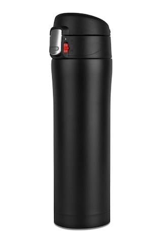 Çift Katman Paslanmaz Çelik 500 Ml Termos Bardak Siyah