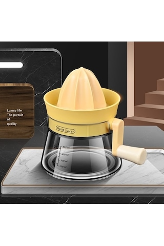 Wondernest Manuel Limon Sıkacağı, Sarı, Lichen Fonksiyonlu, Pratik Sarı