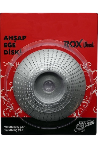 Rox Wood 0028 Ahşap Eğe Törpü Diski 90 - Mm