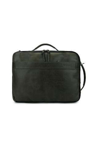 Bruno Shoes Bruno Rossi Bag Erkek Hakiki Deri Yeşil Sırt Çantası 1048 331 Erk Canta Sk24-25 Verde Yeşil