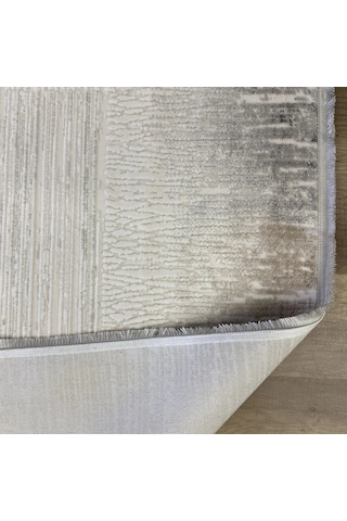 Hoom Rugs Sembol 2905 Gri Bej Akrilik Dayanıklı Makine Halısı Gri Bej Krem