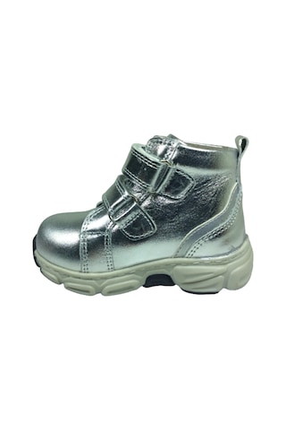 OrtopedikAL Özpınarcı Kız Çocuk Bot Cırtlı % 100 Deri Ortopedik Gümüş
