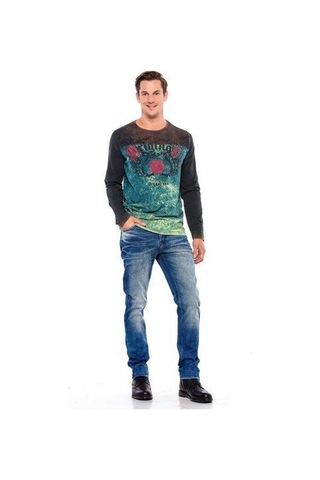 Cipo & Baxx Cl351 Mix Renkli Sweatshirt 001