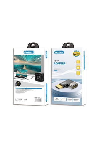 Go-des Gd-ct081 Hdtv Hdmı Adaptör 8k Hd 2.1 Versiyon Görüntü Aktarım Cihazı Siyah