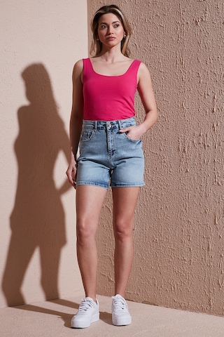 Fashion Friends Bayan Short 25y0188k1 Açık Mavi Açık Mavi