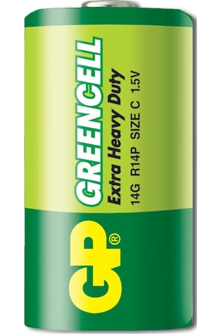 Gp Gp14G-2S2 Çinko Karbon Orta Boy C Pil 2 x 12'li