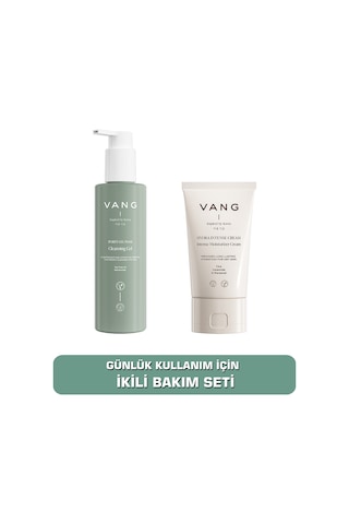 2'li - Nemlendirici Krem Cleasing Yüz Temizleme Jeli Günlük Bakım Seti