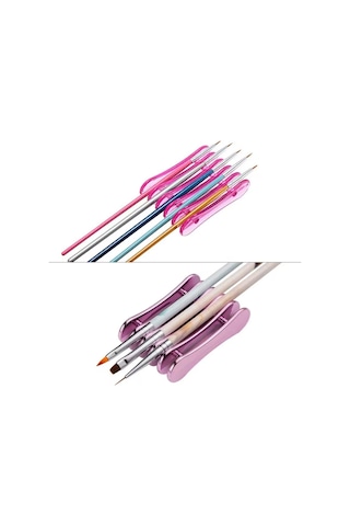 Protez Tırnak Ve Nail Art Fırça Standı