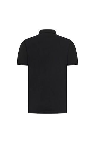 Hatemoğlu Siyah Regular Fit Polo Yaka Pamuklu Tişört