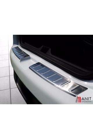 Renault Clio 4 Krom Arka Tampon Üstü Koruma 2012-2018 Arası