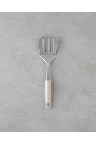 English Home Maisy Paslanmaz Çelik Izgara Spatula 34 Cm Krem Krem