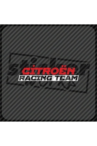 Ön Cam Citroen Racing Team Sticker