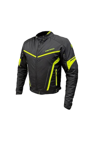 Xspeed Zeus 4 Mevsimlik Korumalı Motosiklet Montu Yeni Sezon Siyah Neon