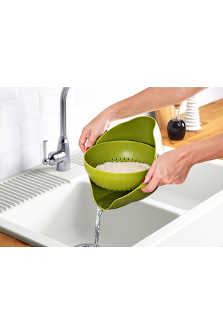 Periboia 360 Derece Dönebilir Pratik Hazneli Süzgeç Karışık Renkli