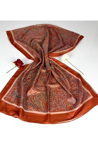 İPEKAL Soft Pamuk Şal-75 X 190 -06574 Kiremit
