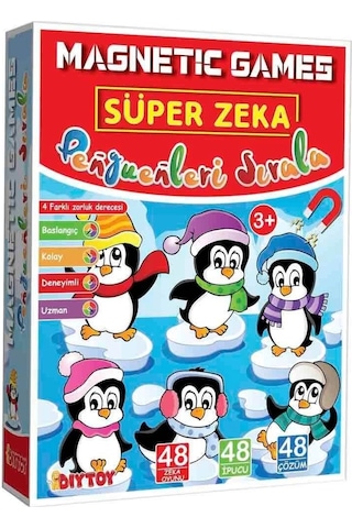 2397 Manyetik Magnet Penguenleri Sırala -dıytoys 2397 Manyetik Magnet Penguenleri Sırala -dıytoys